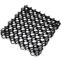 Kratka trawnikowa ekogrid czarna Patrol  50x50x4cm